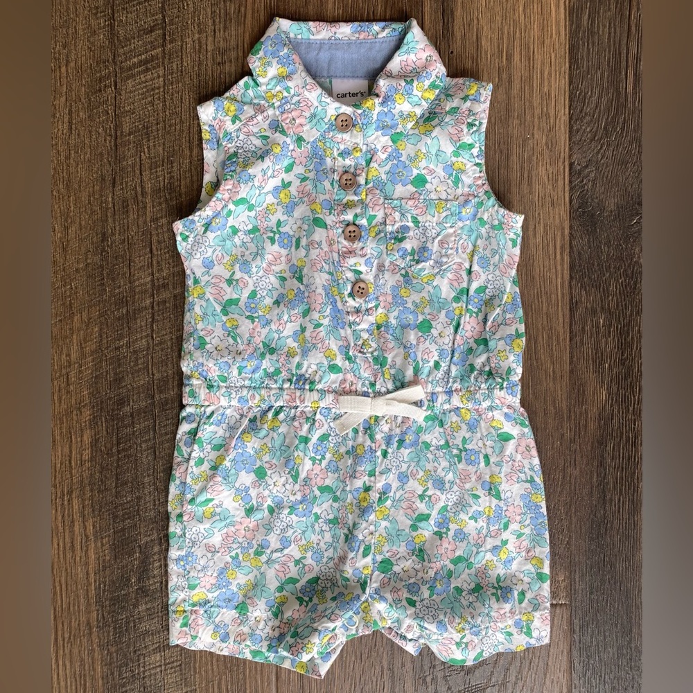 BUNDLE EUC Carter’s Rompers - Picture 4 of 8